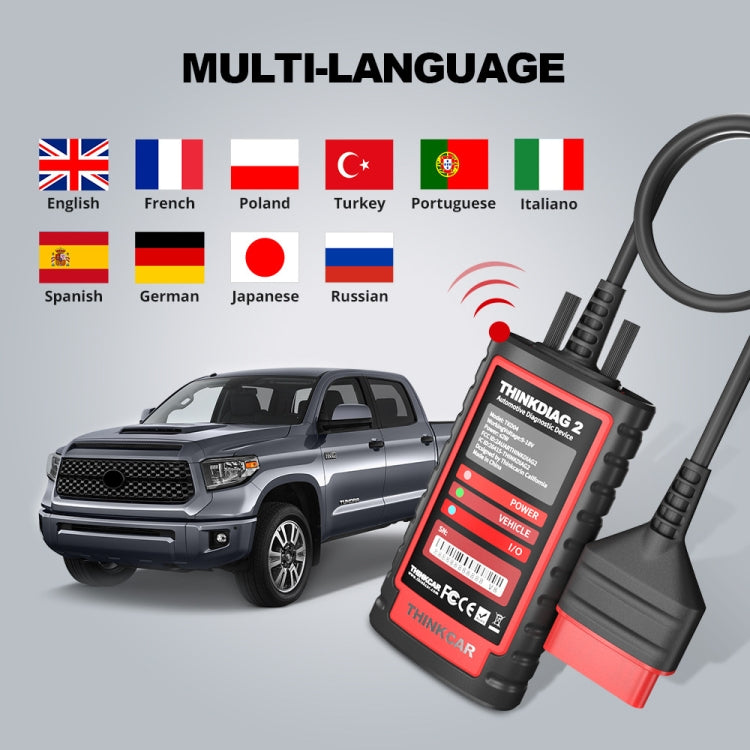 THINKCAR ThinkDiag 2 SP164-V Car Full System Diagnosis OBD2 Scanner, ThinkDiag 2 SP164-V THINKCAR ThinkDiag 2 SP164-V Car Full System Diagnosis OBD2 Scanner, ThinkDiag 2 SP164-V